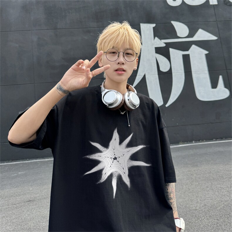 220G夏季新款纯棉圆领短袖T恤DT439-特P19控38,男装T恤,电商B370