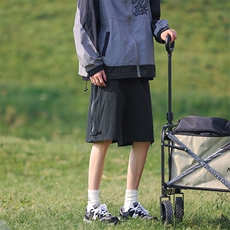 8XL-M重磅特大码短裤男防水五分裤冲锋裤男户外DK1503P50控68，男装休闲裤，电商D206-1