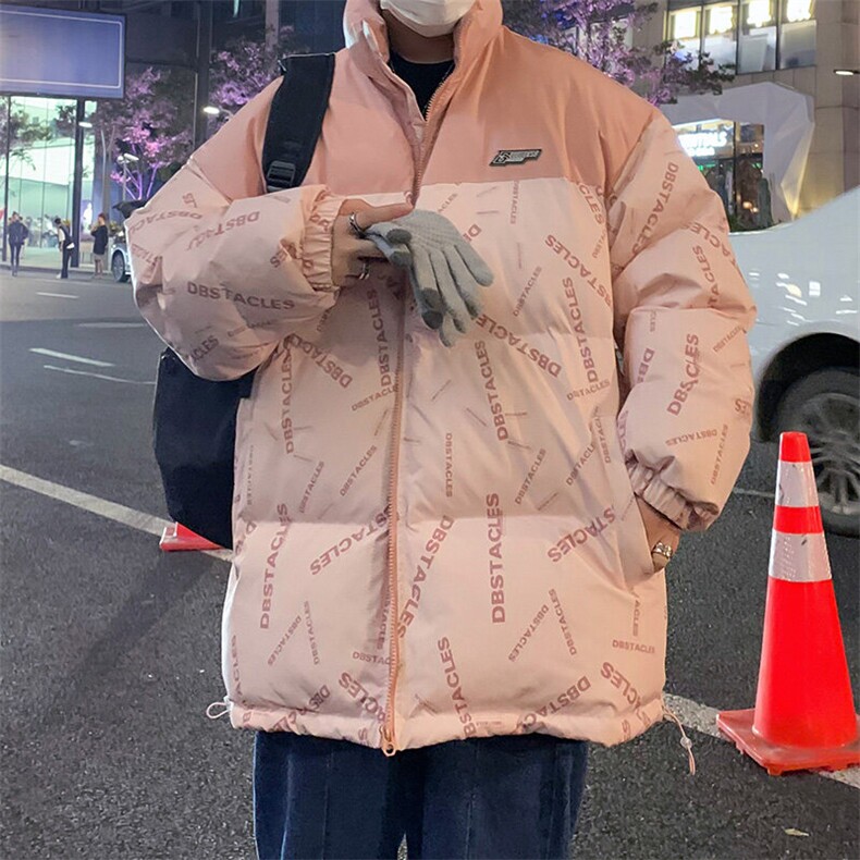 控价138冬季男女款新港风棉袄加厚保暖面包棉衣外套MY9020-P60,男装棉衣,电商A128