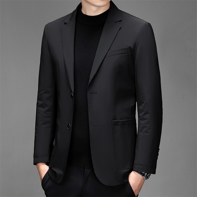 CKSJ2258钱塘2020-2中年男士商务休闲新款简约冬季厚款羽绒服P170,男装羽绒服,钱塘207-2