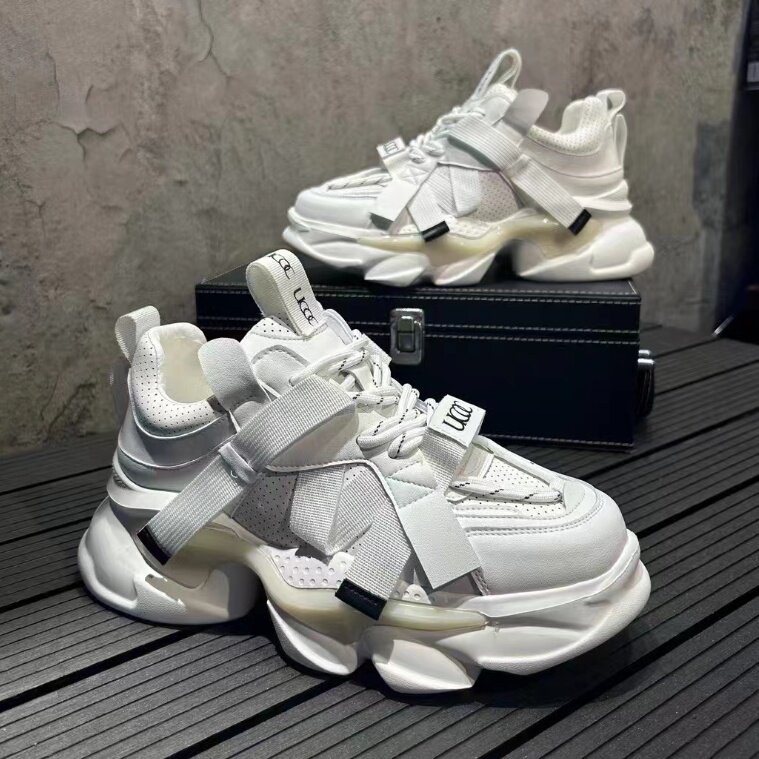 厚底增高秋季新款时尚男鞋潮透气老爹鞋男,男鞋休闲鞋,星座1407-6