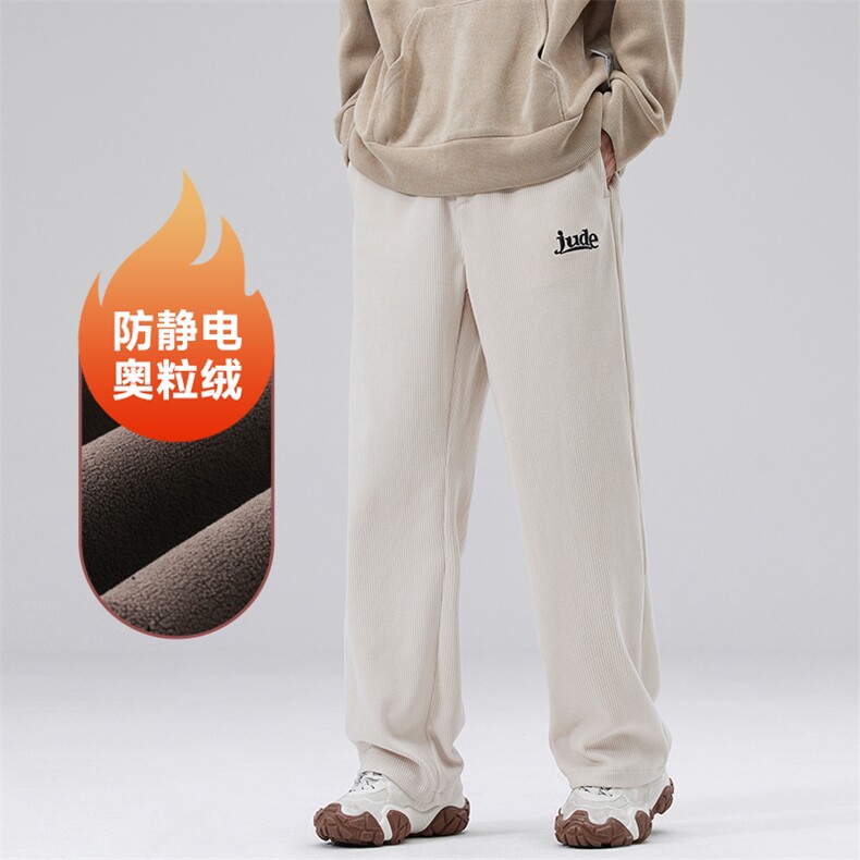 A178-1DY593AP85奥粒绒秋冬季美式休闲针织卫裤,男装休闲裤,电商A178-1