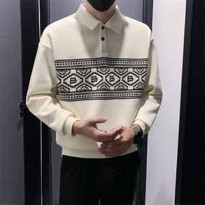 WY77009 常规P68 98 加绒P78 108 店主风小伙加绒卫衣男图片