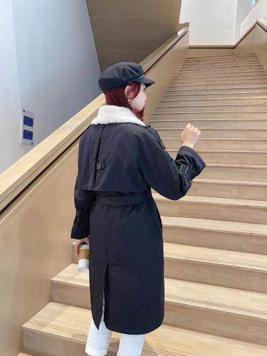2021冬款韩版收身版派克服图片