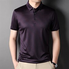 D22923钱塘2020-2精品醋脂纤维混纺轻奢商务翻领T恤P150，男装T恤，钱塘207-2