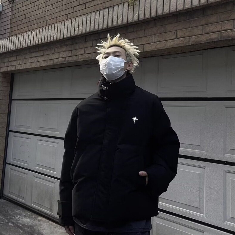 【有货】DW239-P95美式金属装饰面包服棉衣男女宽松冬季潮牌棉服,男装棉衣,星座603-2