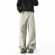 美式弯刀裤子男款直筒工装复古潮牌休闲长裤KK880/P65，男装休闲裤，电商D202-1