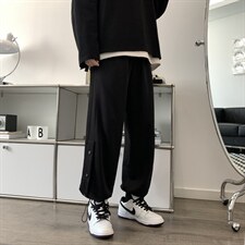 2022强推新青年潮流抽绳两穿排扣裤WK88-特批30，男装休闲裤，星座718-1