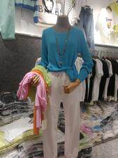 马卡龙针织外套配T恤美丽哦！，女装T恤，丽薇塔