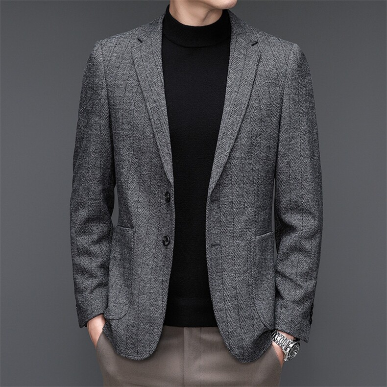 888男士2023秋新款长袖西服休闲外套单装西装P168,男装西服,电商B360