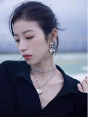 显瘦时尚百搭女士V领锁骨长袖打底衫，女装针织衫/毛衣，狄美羊绒
