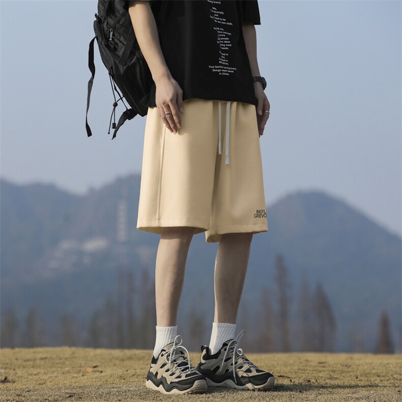 短裤男夏季直筒宽松韩版潮流潮牌五分裤子XD1713特批29,男装牛仔裤,星座718