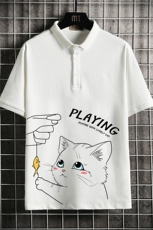 PL57129-P35翻领短袖polo衫男大码胖子半袖t恤男有领保罗衫，男装Polo衫，电商A040A