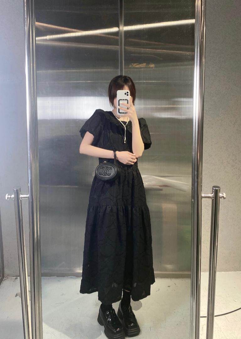 【DAVIDA】韩版设计款菱格连衣裙，女装连衣裙，DAVIDA