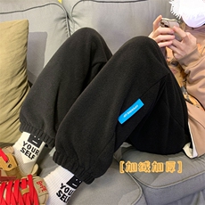 XZ616冬季新款加绒加厚摇粒绒贴标休闲裤TY440P65控78，男装休闲裤，星座512A（原616）