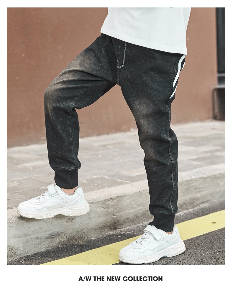 儿童装休闲牛仔裤春秋新款10-12岁小男孩