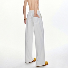 XZ607-1-RRKZ01-P35-控68-83聚酯纤维-17氨纶弹力凉皮弯刀西裤，男装西裤，星座607-1