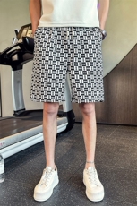 DK3307-P48控68男运动针织短裤休闲宽松五分裤薄款中裤子2025新款，男装牛仔裤，星座102A（原电商D309-1）