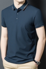 J-T5063男士2024年夏季新款百搭T恤男短袖商务休闲体恤男装，男装T恤，电商B360
