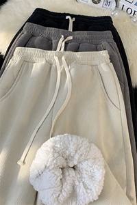 灯芯绒加绒裤男休闲裤束脚裤长裤KD618-P65控88图片