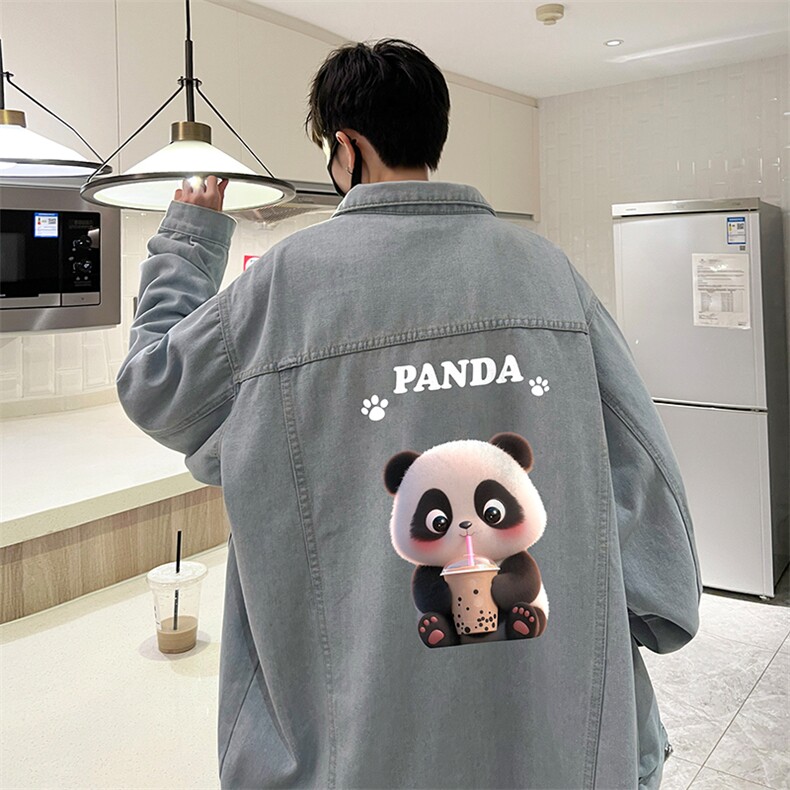 牛仔夹克男大码牛仔外套男茄克NJ77417-P60,男装夹克,电商A040