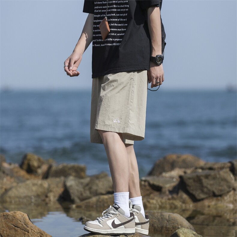 夏季潮牌日系新款休闲速干短裤男美式跑步运动裤DK310-特批-15,男装牛仔裤,星座718-1