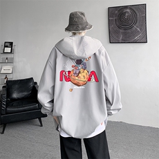 连帽夹克男大码胖子棒球服上衣外套JK65287-P45，男装夹克，电商A040