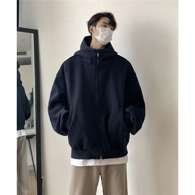 现货2加厚cleanfit美式休闲重磅480G短款开衫卫衣TTTB05-P98,男装卫衣,星座1315
