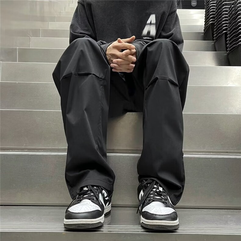 美式vibe裤子ins高街机能风户外防水冲锋裤男女直筒裤SK82-p37,男装休闲裤,星座1008-1
