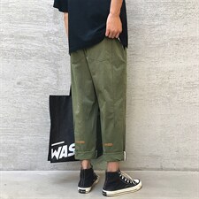 加绒2023秋冬季港风休闲裤男中性运动裤K618-特批35加绒40,男装休闲裤,星座718-1