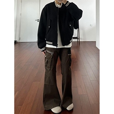 夹克外套百搭男女ins撞色款宽松休闲棒球服JK654，男装夹克，星座1116A（原606A-3）