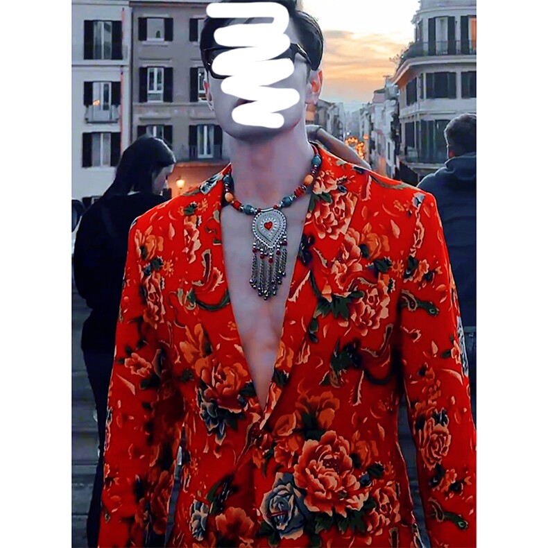 RS1薛之谦同款高质量同花型同款式同颜色大码单上衣西装西服婚庆,男装西服套装,星座115A(原星座507）