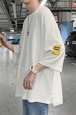 wassuphappy短袖t恤套装男夏季潮流宽松运动休闲穿搭帅气两件套，男装T恤，星座909