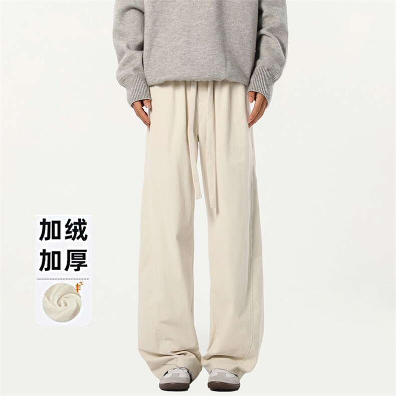 B258-K2581-P45控68加绒55控78灯芯绒弯刀裤65%棉35%聚酯纤维,男装休闲裤,电商B258