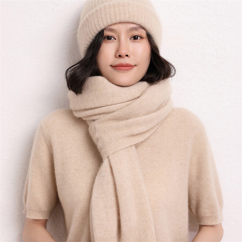 多功能羊绒披肩围巾女新款开衫外套秋冬百搭护肩披风斗篷,饰品披肩,五色羊羊绒