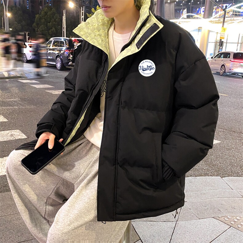 抖音得物品质深度库存三防面料假两件格子棉衣外套棉服66627特P85,男装棉衣,电商A486