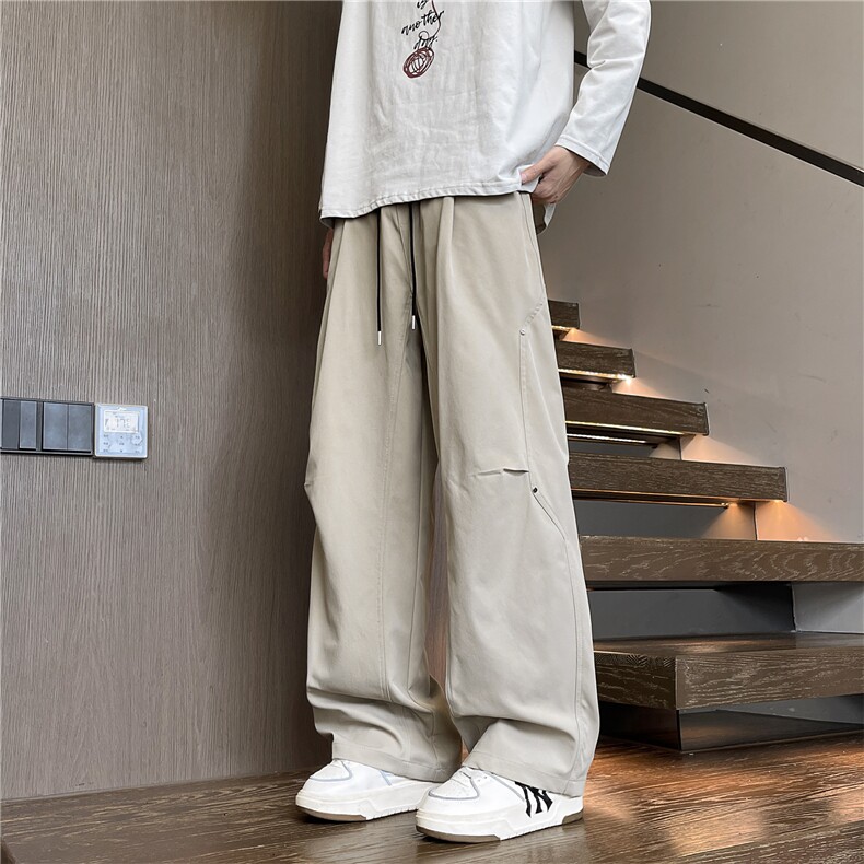 直播得物数据款秋冬休闲裤子男伐木裤子宽松机能工装裤K10132-P45,男装休闲裤,电商A099