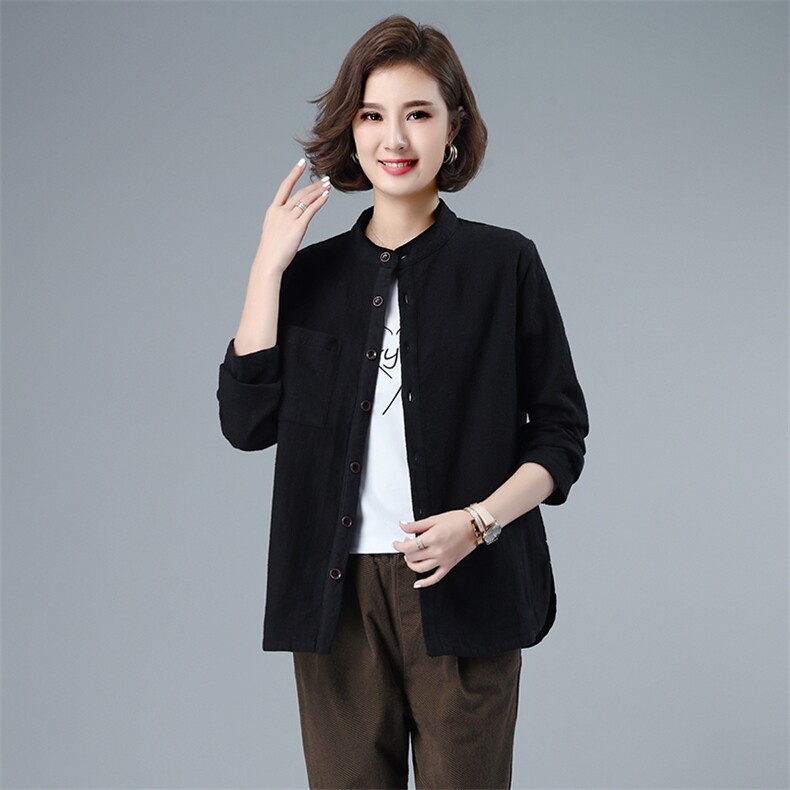 2021春秋季新款时尚休闲百搭衬衫,女装衬衫,小林双子