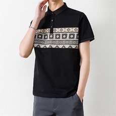 25032-特P35夏季休闲时尚T恤男短袖打底衫翻领短袖polo衫男，男装T恤，电商D310B