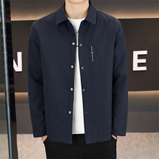 春季夹克男高品质翻领外套型男商务休闲百搭青年外套男N9802-P120，男装夹克，星座310B-3