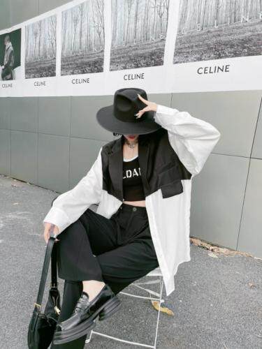 早秋新款，拼接西装，女装西装，依纤