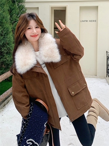 【新款现货】大毛领休闲时尚派克羽绒服192-676P310K438图片