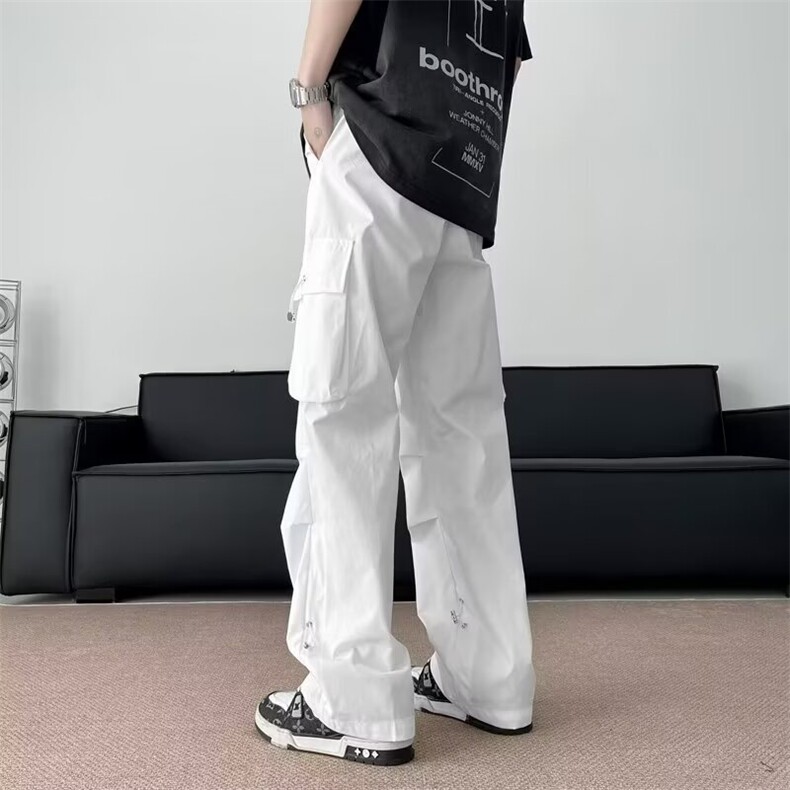 时尚流机能百搭直筒裤男防水风休闲冲锋裤男休闲裤户外百D346,男装休闲裤,星座506