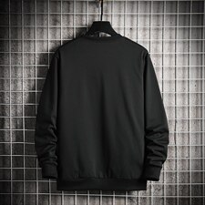 @港风男生圆领卫衣ins潮学生男女外套大码班服W300-P23，男装卫衣，电商A128