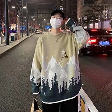 毛衣男冬季韩版潮流圆领毛衣MY93P42，男装针织衫/毛衣，星座1116-2