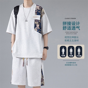 2024 夏季新款 无影墙大码菠萝格短袖T恤套装M-5X HQ23461-P60图片