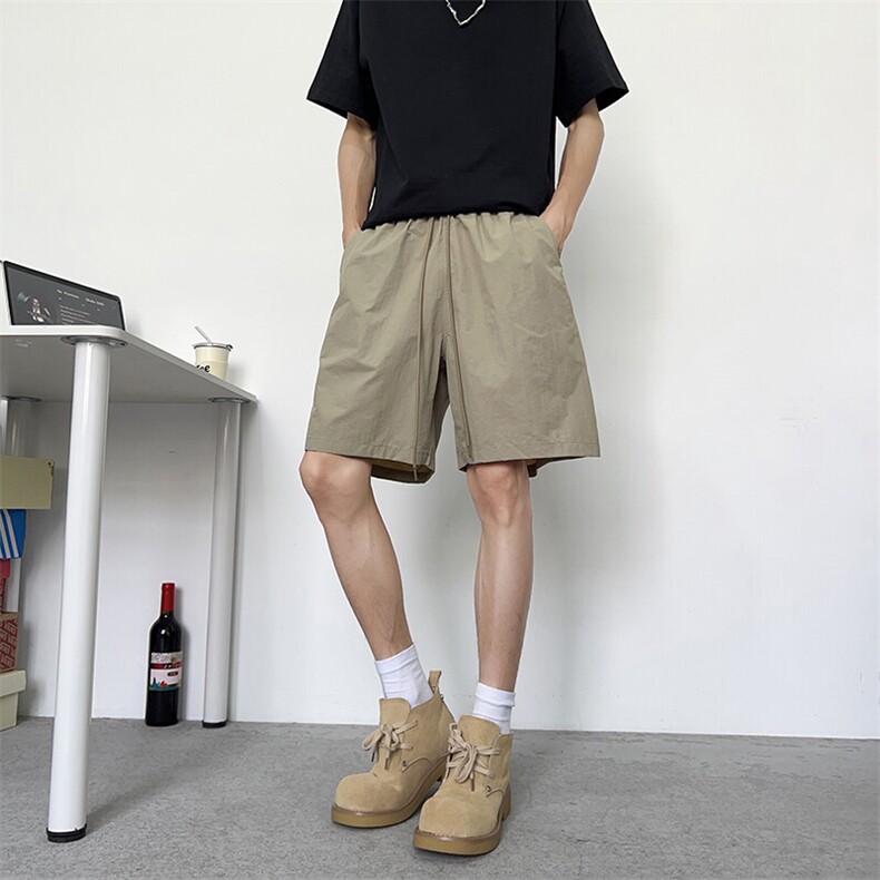 夏季潮牌休闲日系宽松五分透气运动短裤男女速干沙滩裤DK1015-P25,男装牛仔裤,星座308B-1