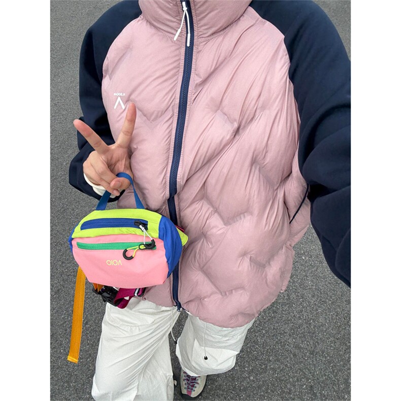 高品户外情侣P棉气绒服拼接轻薄防泼水棉衣棉服男女A1074-P118,男装棉衣,星座1505