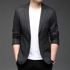 2023秋季新款男装西服纯色商务休闲西服男士便服单西HB21819-P165，男装西服，电商B212（原钱塘6029）