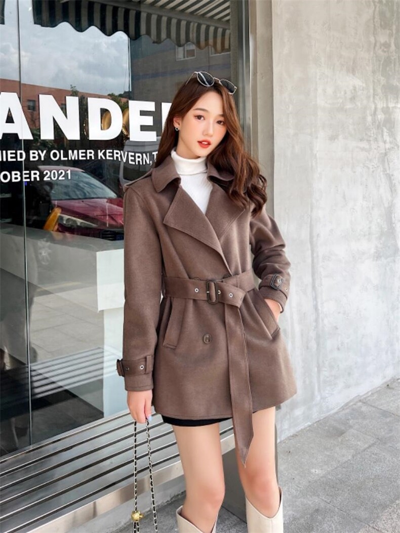 双面羊绒大衣，其它，裳之恋语